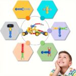 83-Piece STEM Building Blocks Set for Kids Random Colors