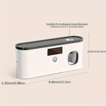 Smart Wall-Mount Toothbrush Holder & Auto Toothpaste Dispenser USB