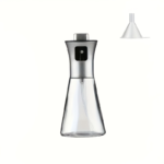 7 oz Glass & Stainless Steel Oil Sprayer Bottle with Pressure Nozzle - Primary Color