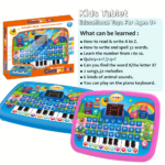 Kids Educational English Learning Toy – Alphabet, Numbers & Music Tablet