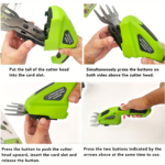 2-in-1 Cordless Grass Shear & Hedge Trimmer – USB-C Rechargeable