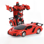 1:18 RC Transforming Robot Car Toy – 360° Drift Remote Control Car