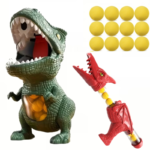 14-Piece Dinosaur Finger Launcher Toy Set – Finger Slingshots - 14pcs set