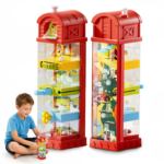 Farm Egg Drop Activity Cube & Sensory Toy for Fine Motor Skills