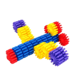 60-Piece Gear Building Blocks STEM Toy Set for Kids