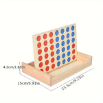 4-in-1 Deluxe Wooden Chess & Puzzle Game Set
