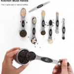 8-Piece Magnetic Stainless Steel Measuring Spoons Set
