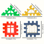 100-Piece Large House Assembly Building Blocks Set for Kids