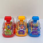3-Pack Transparent Gear Toy Cars for Kids – Interactive Concept Cars - 3pcs