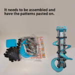 5-Layer 3D Parking Garage Race Track Set with 2 Cars & Helicopter - Five-layer city parking lot [63 pieces]