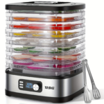 OSTBA Food Dehydrator Machine – 5 BPA-Free Trays 240W - 8 BPA-Free Trays