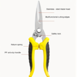 6-Piece Stainless Steel Garden Pruning Shears & Fruit Picker Set