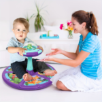 Musical Sit and Spin Toy with LED Lights for Toddlers 18M+