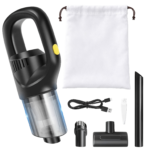 2-in-1 Wireless Handheld & Stick Vacuum Cleaner for Home & Car - Black