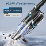 6000Pa Portable Mini Vacuum Cleaner for Home & Car