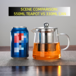 Heat-Resistant Glass Teapot & Water Pitcher