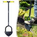 Serrated Lawn Edger Tool – Crescent Manual Edger with T-Handle