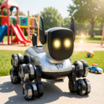Rechargeable Remote Control Robot Dog Toy with Music & Stunts