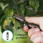 6-Piece Stainless Steel Garden Pruning Shears & Fruit Picker Set