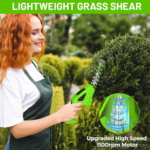 2-in-1 Cordless Grass Shear & Hedge Trimmer – USB-C Rechargeable