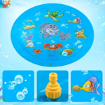 Extra-Large Kids Water Sprinkler Mat & Portable Pet Splash Pad