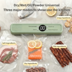 Cordless Automatic Vacuum Sealer Machine with Dry/Wet Modes