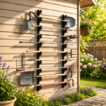 Broom & Garden Tool Holder Wall Mount – Heavy-Duty Storage Hanger