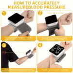 Automatic Wrist Blood Pressure Monitor with Large LCD Display