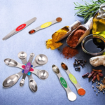 8-Piece Magnetic Stainless Steel Measuring Spoons Set