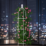 European Metal Plant Trellis Stand for Climbing Roses & Clematis