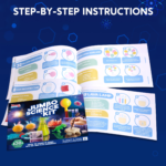 130+ Experiments Jumbo Science Kit with Crystal Growing & Glowing Bulb