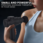 Portable Massage Gun – 6-Speed Muscle Massager with 8 Heads