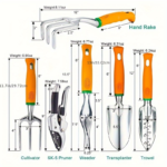 12-Piece Aluminum Garden Tool Set with Canvas Storage Apron