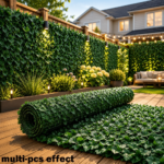 5-Panel Artificial Greenery Wall 60&quote;x40&quote; – Privacy Fence Screen