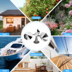 3D Rotating Reflective Bird Repeller – Outdoor Wind Pinwheel Deterrent