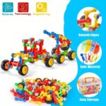 83-Piece STEM Building Blocks Set for Kids Random Colors