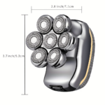 6-in-1 Bald Head Shaver for Men with 7 Rotary Heads