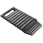 Portable Snow & Mud Traction Mats for Tires – Auto Rescue Boards - Black