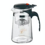 Deer Glass Teapot with One-Touch Tea Infuser 25 oz