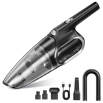 6000Pa Portable Mini Vacuum Cleaner for Home & Car - 809 black gray