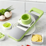7-Piece Stainless Steel Vegetable Slicer & Grater Set