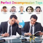 12-Pack Transforming Fidget Spinners – DIY Robot Toys for Kids