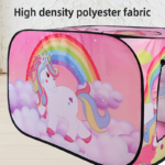 Kids Pink Ice Cream Truck Pop-Up Playhouse Tent for Girls