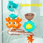 Interactive Crab Bath Toy for Kids & Toddlers | Fun Water Play & Dual Flow Effects - Image 2