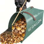 62-Gallon Collapsible Lawn & Leaf Bag – Dustpan Yard Waste Collector