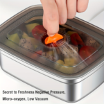20-Piece Stainless Steel Food Storage Containers with Airtight Lids