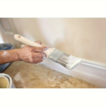 5-Piece Professional Paint Brush Set – Synthetic Bristles & Wood Handles