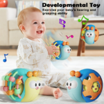 Interactive Snail Musical Toy for Babies – Sensory & Crawling Toy