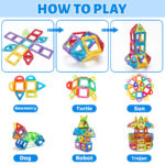 Kids Medium Magnetic Building Blocks & Sensory STEM Set