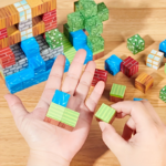 100-Piece Magnetic Building Cubes Set for Kids Random Colors